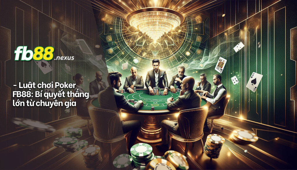 Luật Chơi Poker FB88 - Hướng Dẫn Chi Tiết Nhất Năm 2025 3 Luật chơi poker fb88 - Bí quyết thắng lớn từ chuyên gia